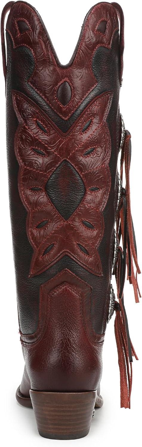 imageSam Edelman Womens Rhett Western BootFrench MerlotFrench Burgundy