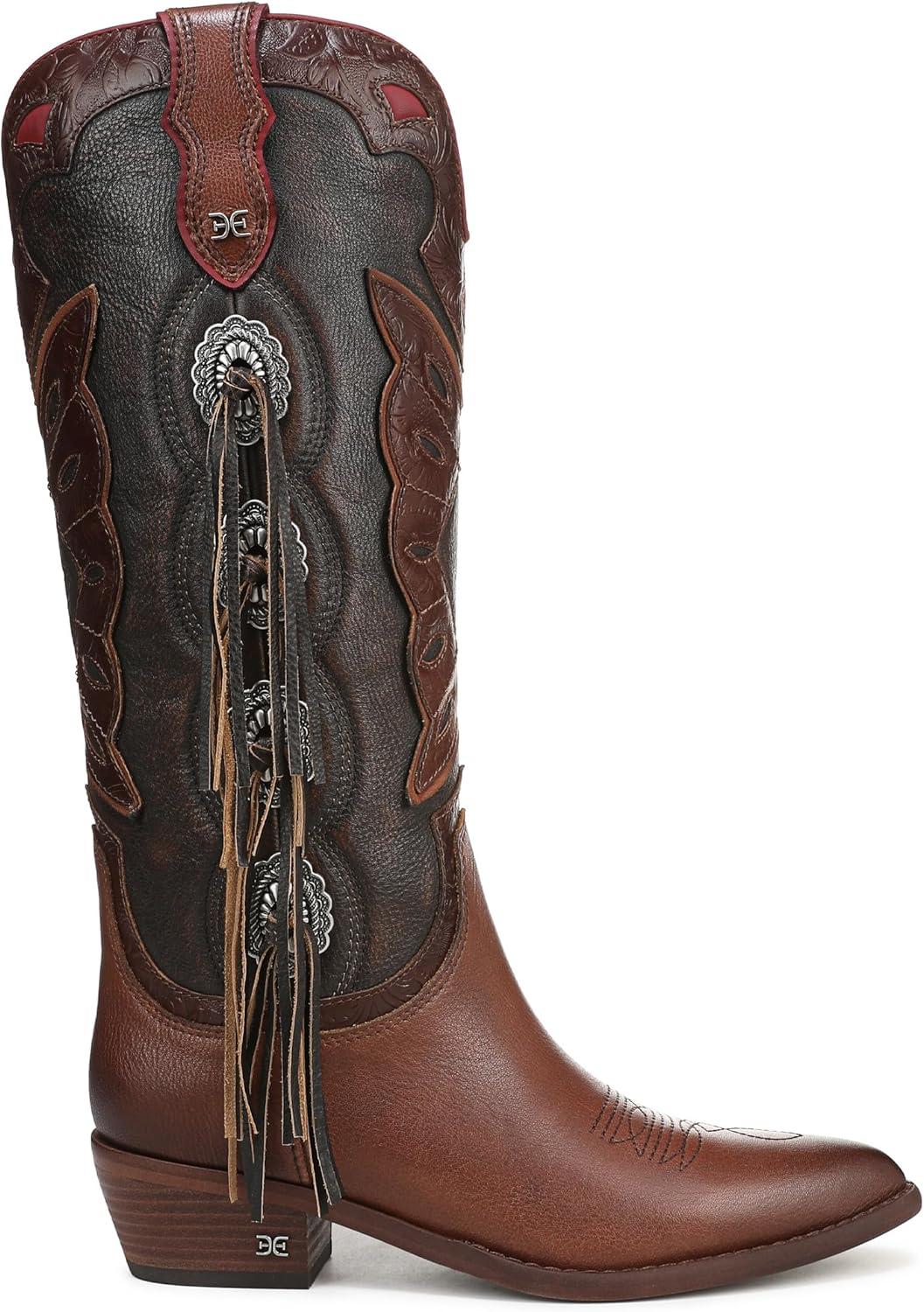 imageSam Edelman Womens Rhett Western BootLuxe BrownPrestige Chocolate