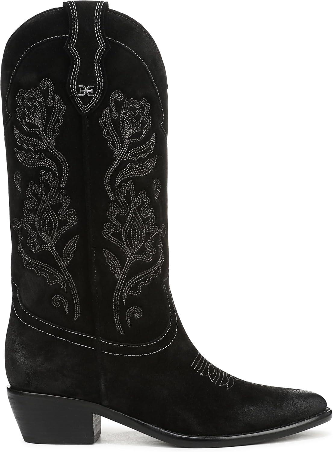 imageSam Edelman Womens Rue Western BootBlack Suede