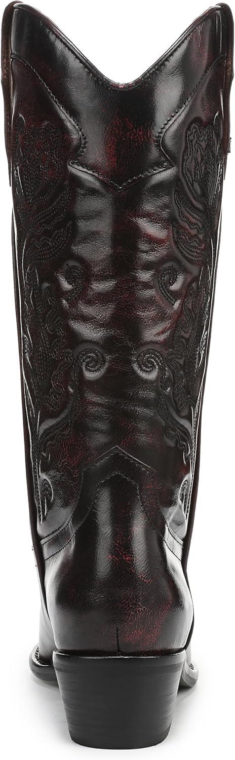 imageSam Edelman Womens Rue Western BootMerlot