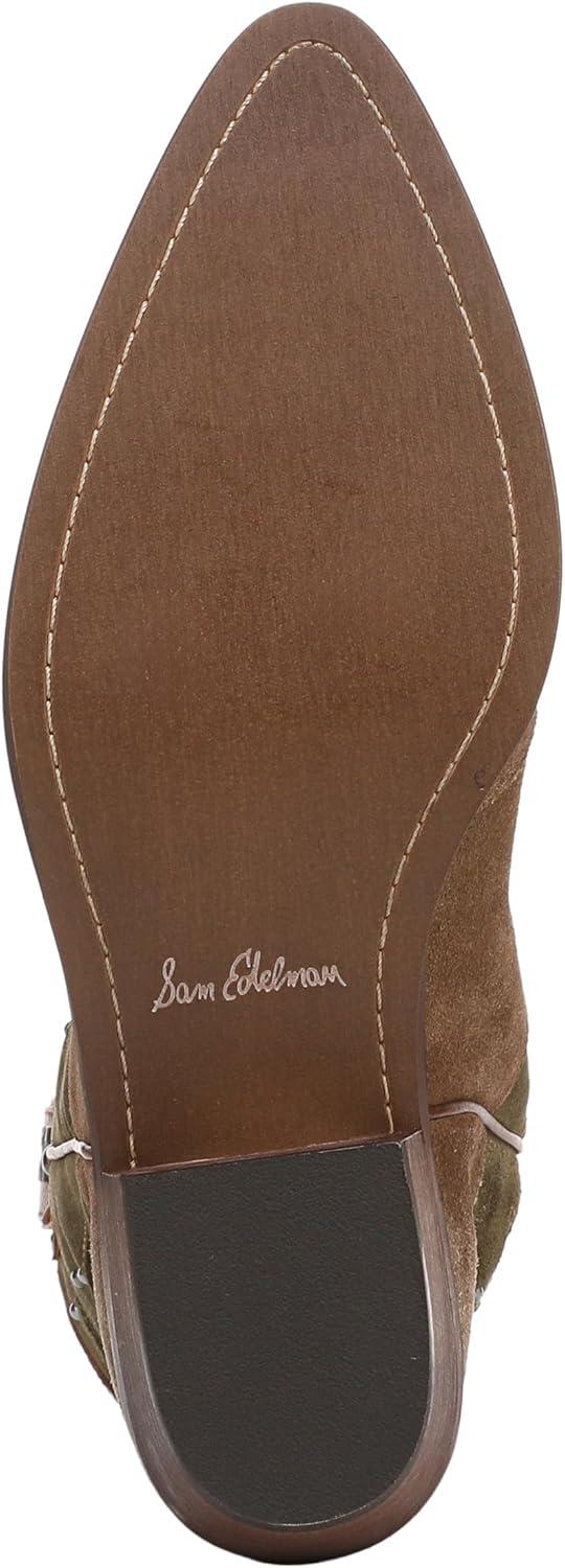 imageSam Edelman Womens Rylin Western BootLight Terra ToffeeOlive Branch