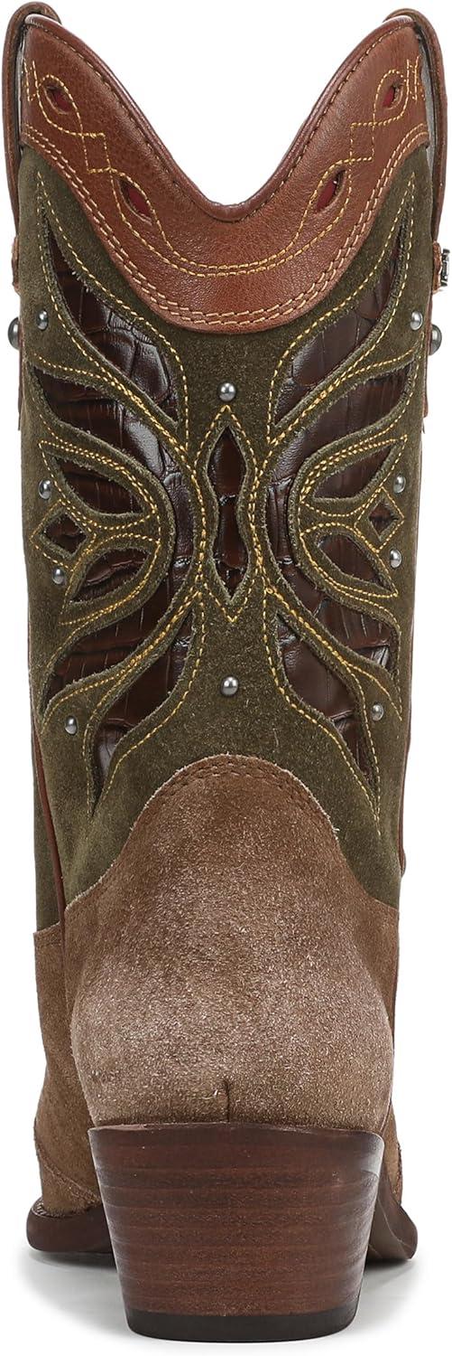 imageSam Edelman Womens Rylin Western BootLight Terra ToffeeOlive Branch