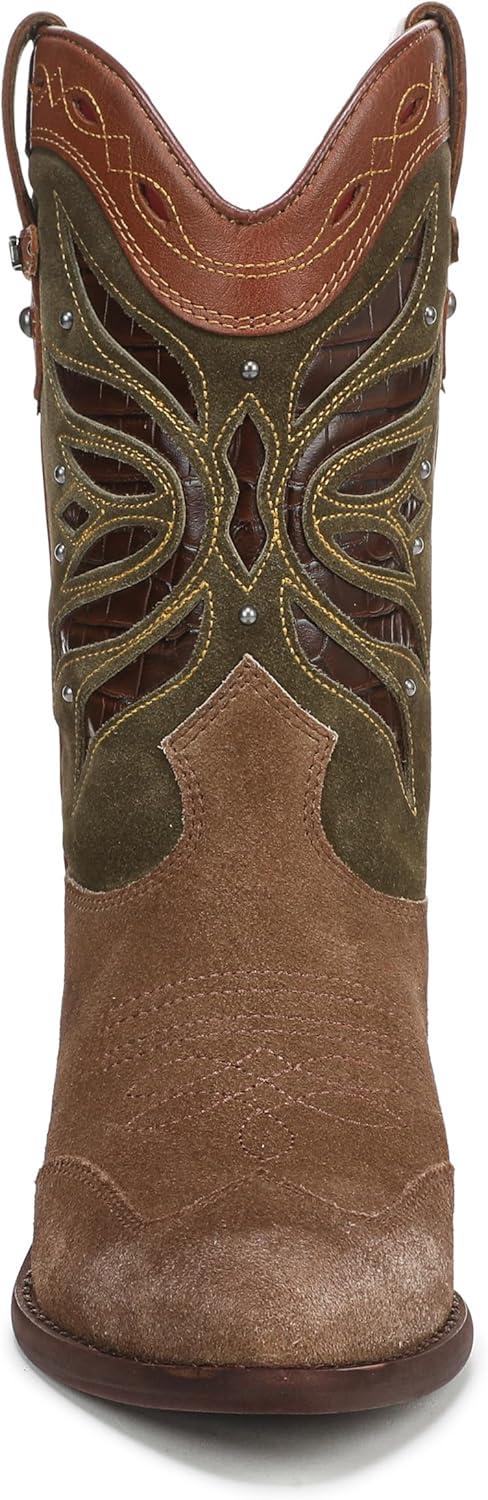 imageSam Edelman Womens Rylin Western BootLight Terra ToffeeOlive Branch