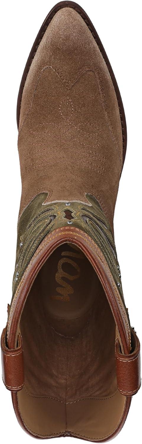 imageSam Edelman Womens Rylin Western BootLight Terra ToffeeOlive Branch