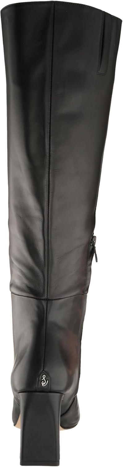 imageSam Edelman Womens Sylvia Knee High BootBlack Leather Athletic Calf