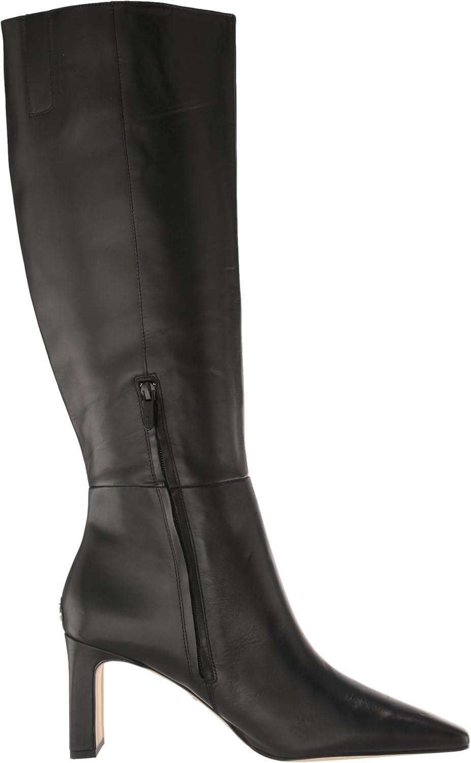 imageSam Edelman Womens Sylvia Knee High BootBlack Leather Athletic Calf