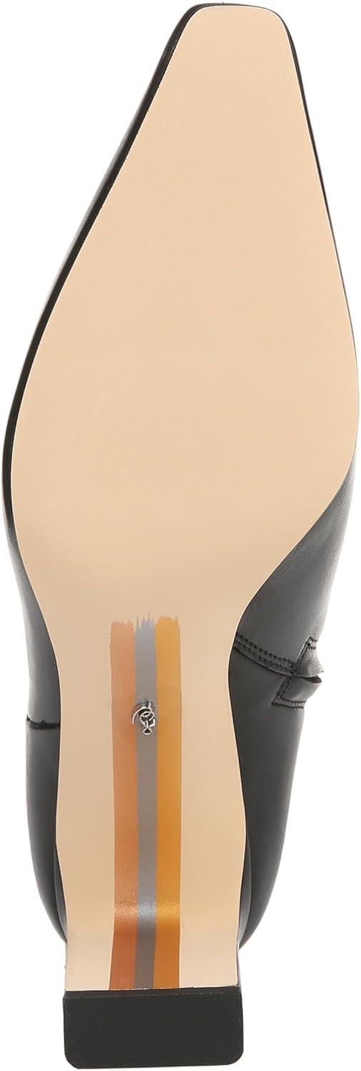 imageSam Edelman Womens Sylvia Knee High BootBlack Leather Extra Wide Calf