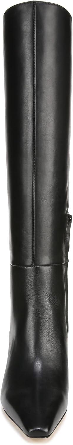imageSam Edelman Womens Sylvia Knee High BootBlack Leather Extra Wide Calf