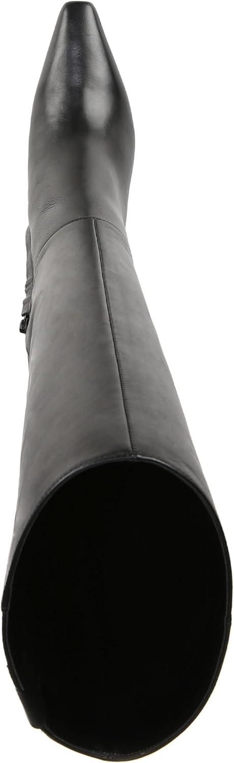 imageSam Edelman Womens Sylvia Knee High BootBlack Leather Extra Wide Calf