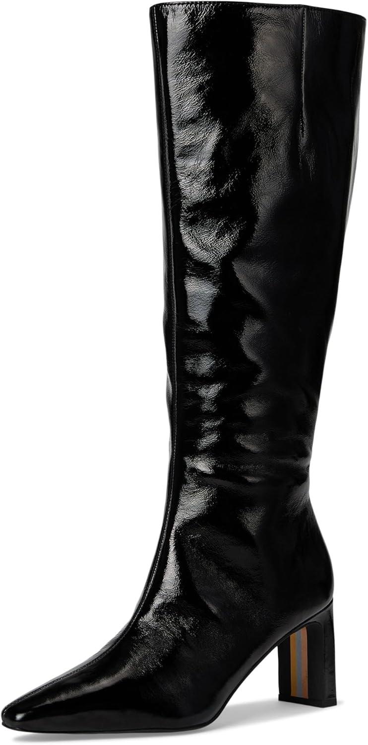 imageSam Edelman Womens Sylvia Knee High BootBlack Patent Wide Calf