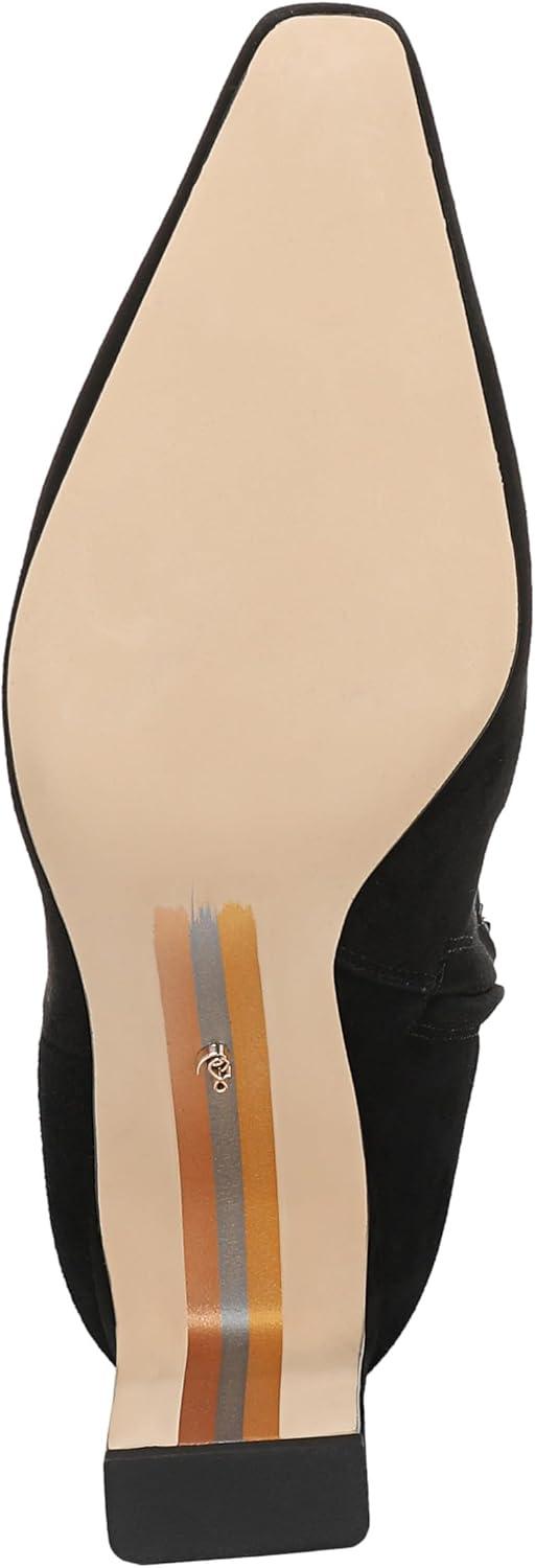 imageSam Edelman Womens Sylvia Knee High BootBlack Suede Extra Wide Calf