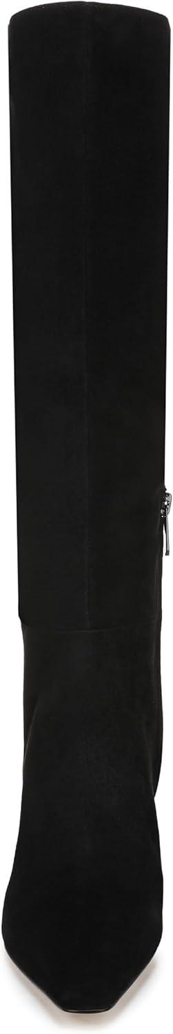 imageSam Edelman Womens Sylvia Knee High BootBlack Suede Extra Wide Calf