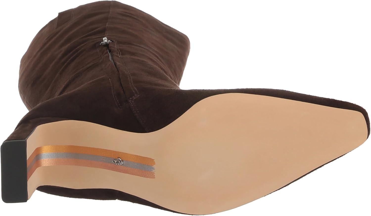 imageSam Edelman Womens Sylvia Knee High BootChocolate Brown Athletic Calf