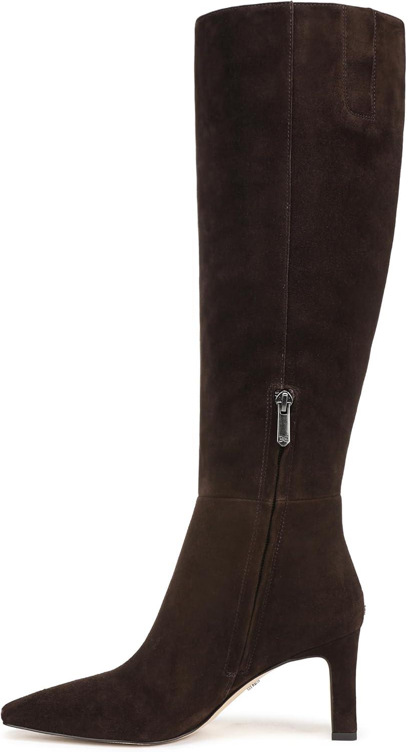 imageSam Edelman Womens Sylvia Knee High BootChocolate Brown Extra Wide Calf