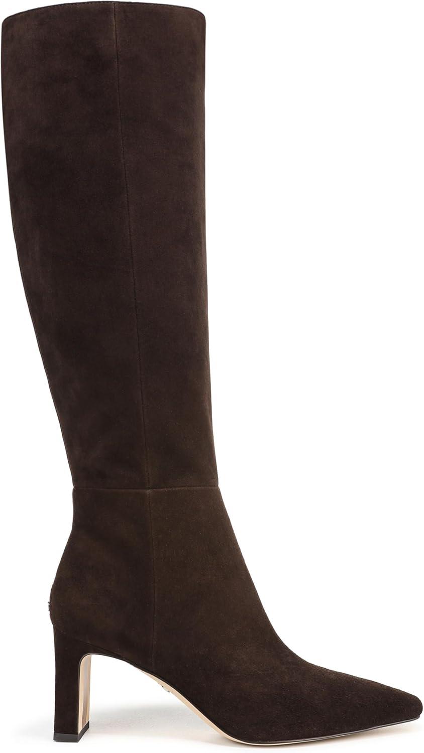 imageSam Edelman Womens Sylvia Knee High BootChocolate Brown Extra Wide Calf