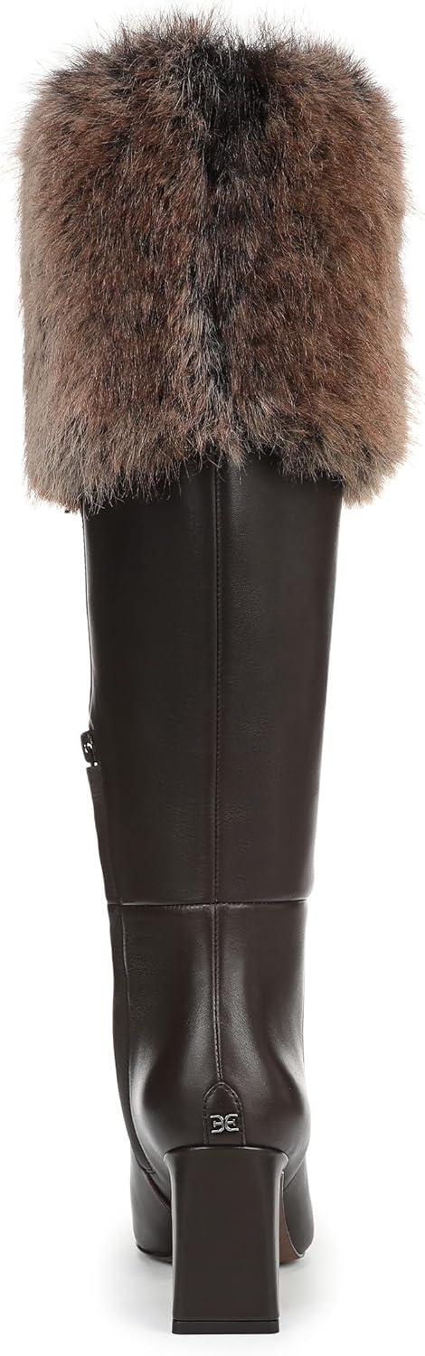 imageSam Edelman Womens Sylvia Knee High BootChocolate BrownBrown Multi Wide Calf