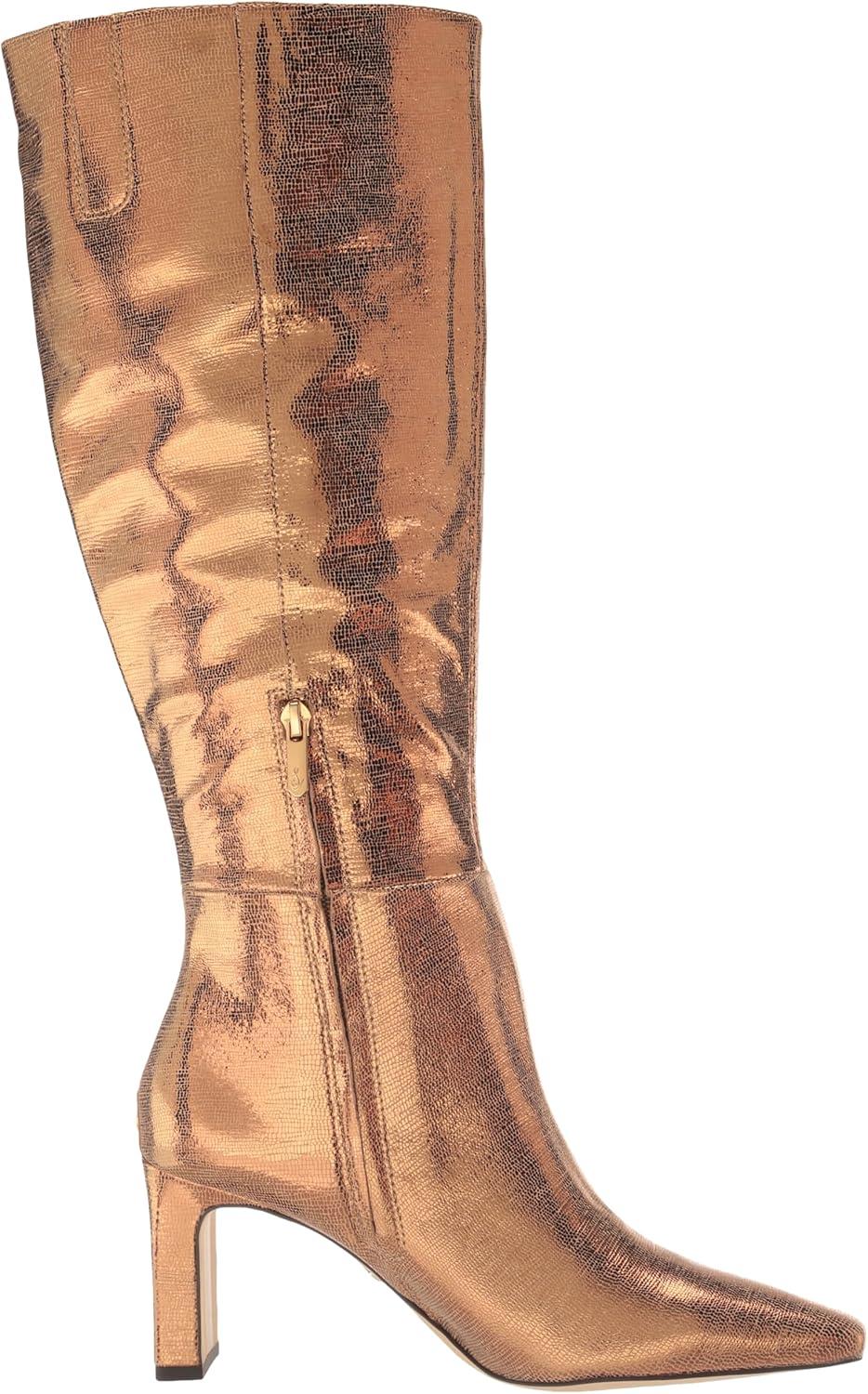 imageSam Edelman Womens Sylvia Knee High BootDeep Gold Athletic Calf