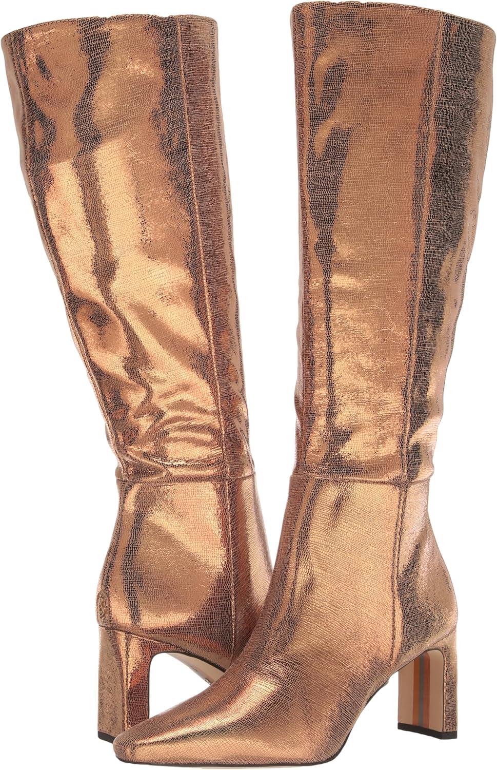 imageSam Edelman Womens Sylvia Knee High BootDeep Gold Athletic Calf