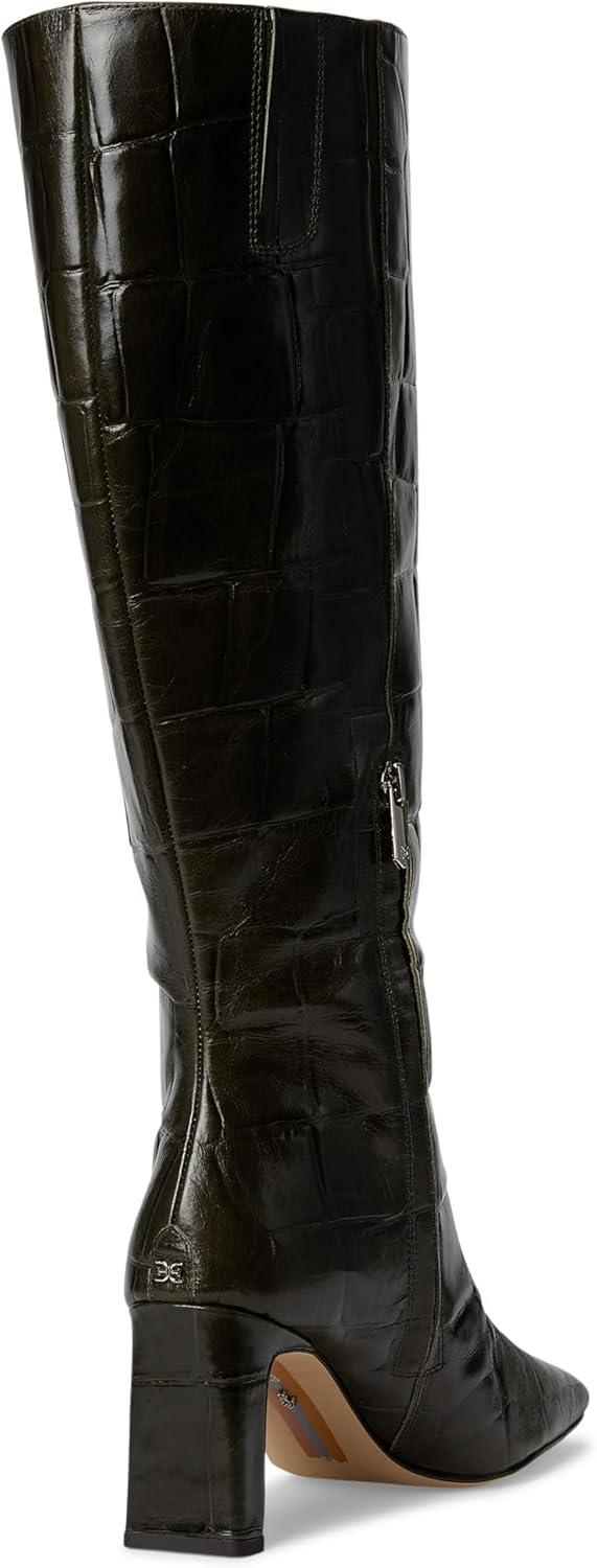 imageSam Edelman Womens Sylvia Knee High BootDeep Olive Wide Calf