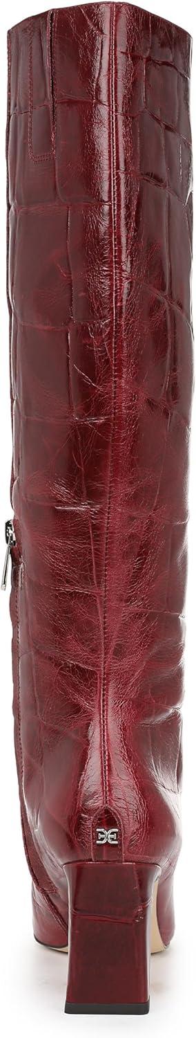 imageSam Edelman Womens Sylvia Knee High BootFrench Merlot Wide Calf
