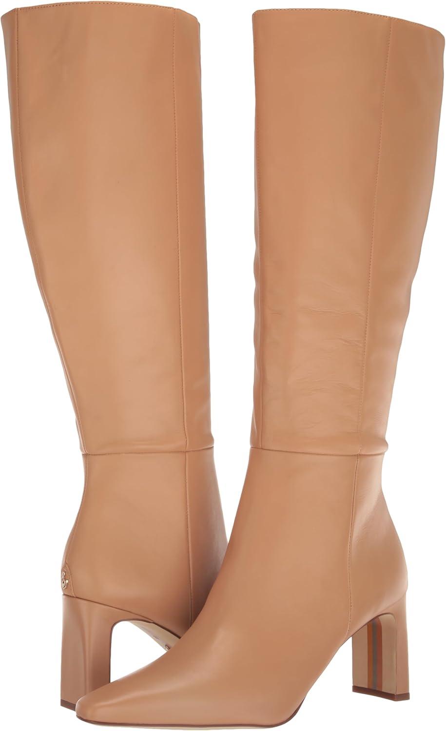 imageSam Edelman Womens Sylvia Knee High BootLuxe Tan Athletic Calf