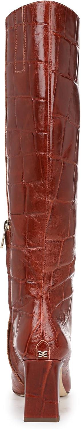imageSam Edelman Womens Sylvia Knee High BootNew Cognac Wide Calf
