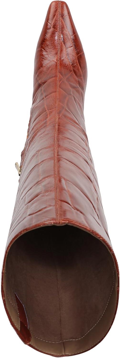 imageSam Edelman Womens Sylvia Knee High BootNew Cognac Wide Calf