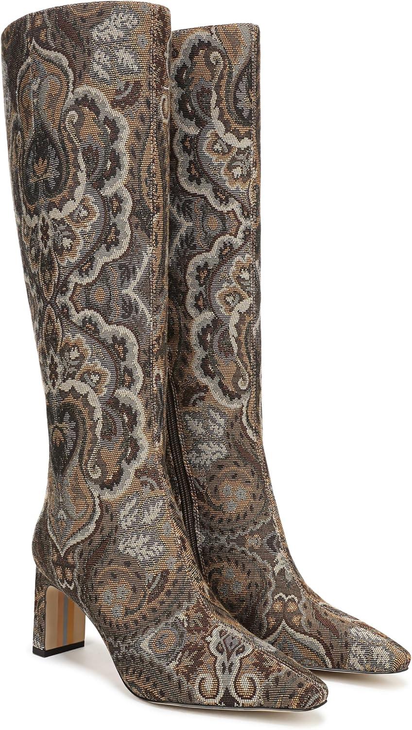 imageSam Edelman Womens Sylvia Knee High BootOlive Paisley Multi