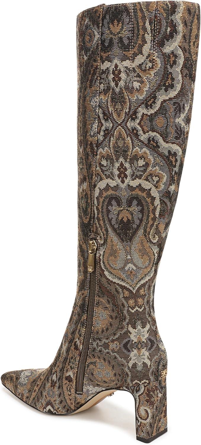 imageSam Edelman Womens Sylvia Knee High BootOlive Paisley Multi