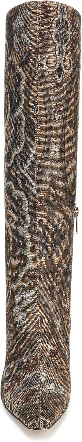 imageSam Edelman Womens Sylvia Knee High BootOlive Paisley Multi Wide Calf