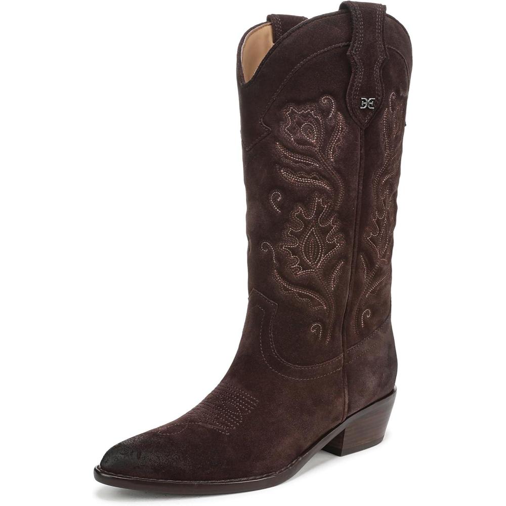 imageSam Edelman Womens Rue Western BootCafe Noir