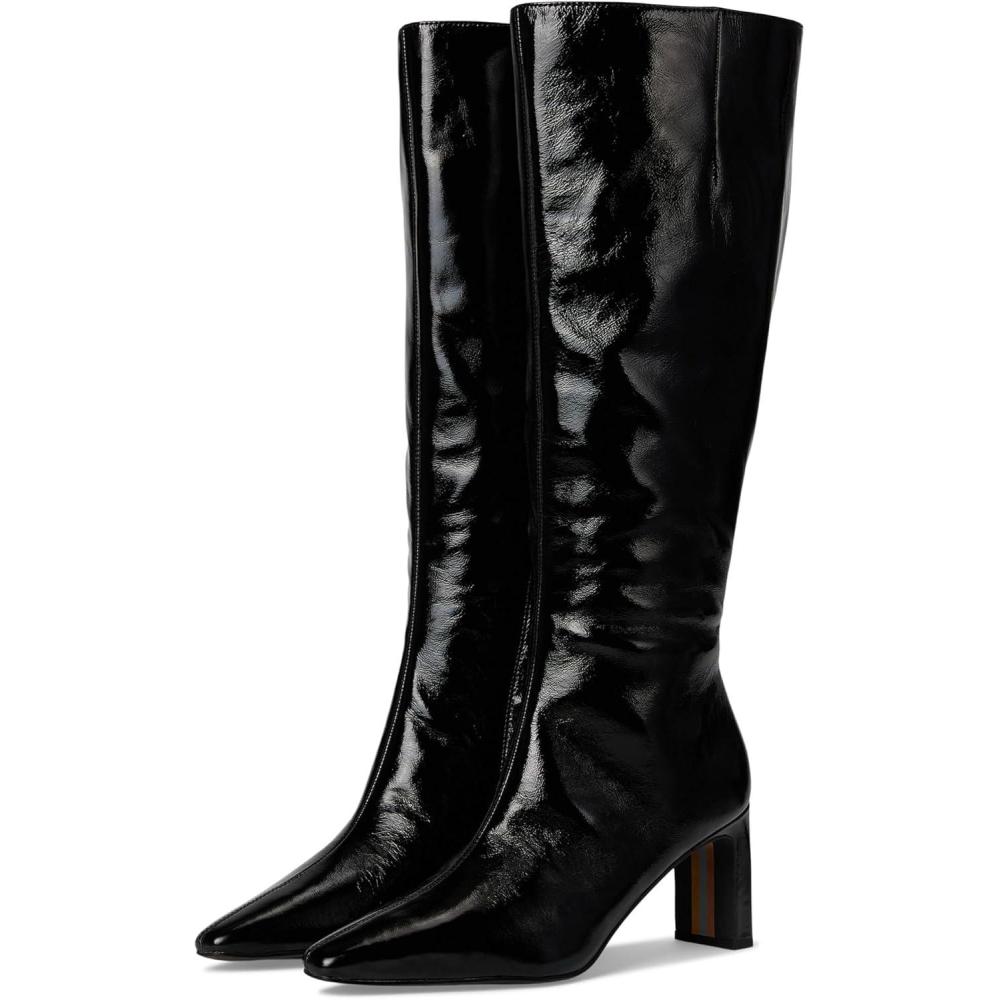 imageSam Edelman Womens Sylvia Knee High BootBlack Patent Wide Calf