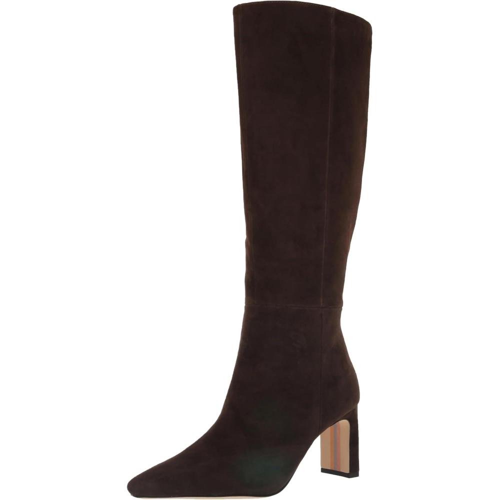 imageSam Edelman Womens Sylvia Knee High BootChocolate Brown Athletic Calf