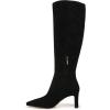 imageSam Edelman Womens Sylvia Knee High BootBlack Suede Extra Wide Calf