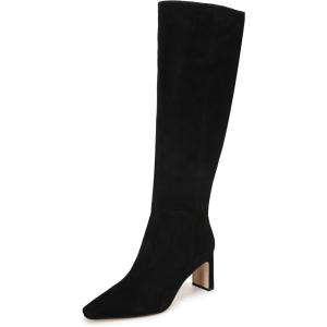 imageSam Edelman Womens Sylvia Knee High BootBlack Suede Extra Wide Calf