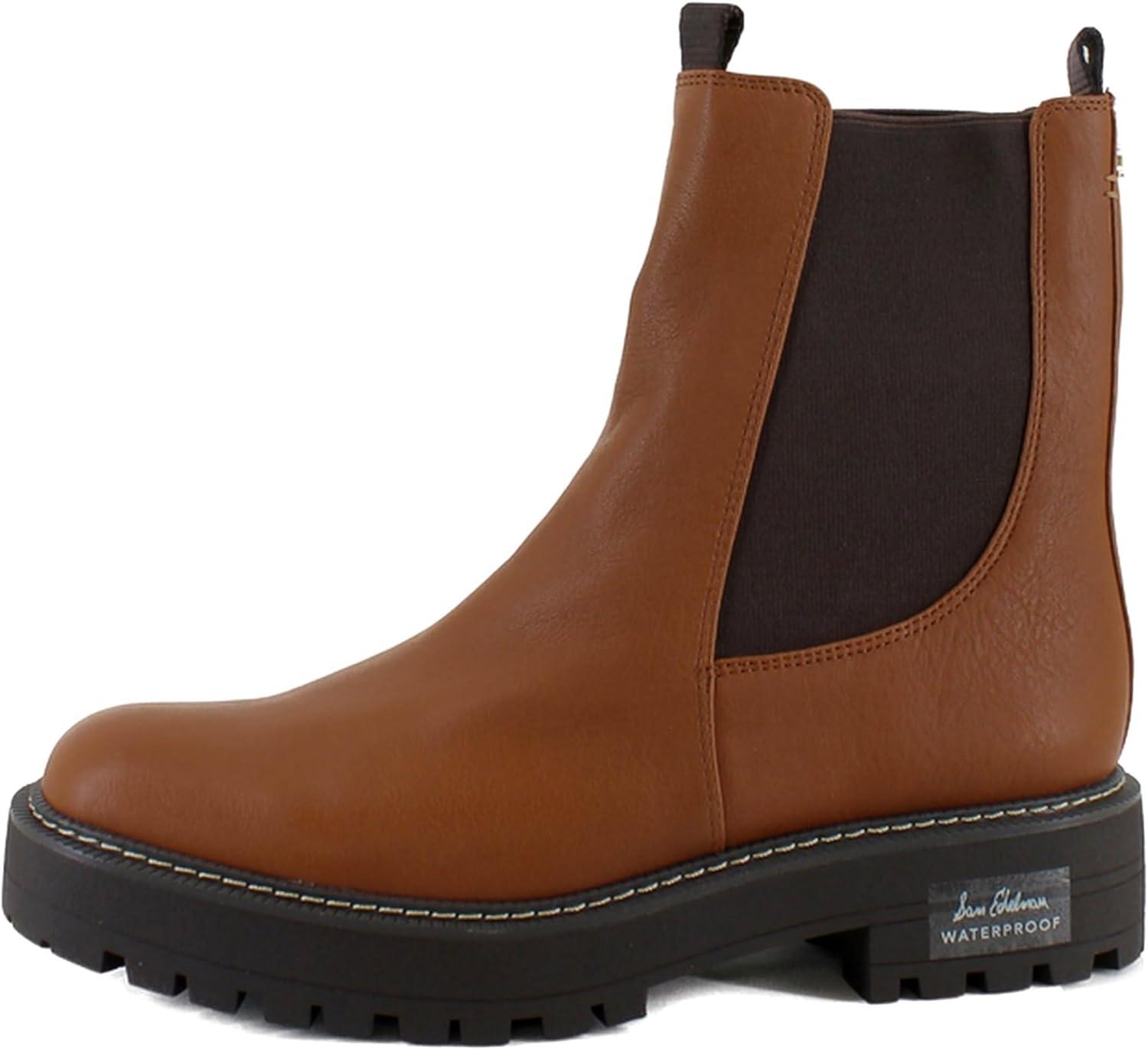 imageSam Edelman Laguna Knit Womens Boots Tawny Brown Size 105 M