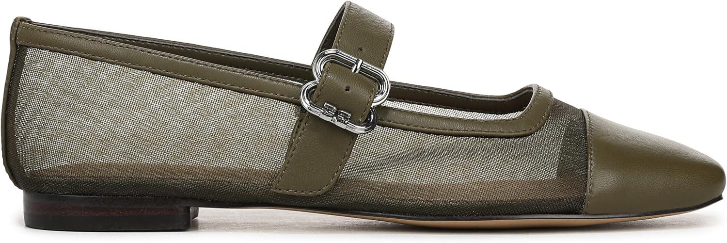 imageSam Edelman Womens Miranda Mary Jane FlatOlive Branch