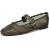 imageSam Edelman Womens Miranda Mary Jane FlatOlive Branch