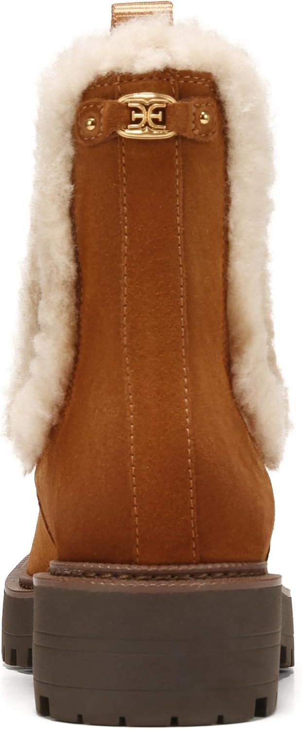 imageSam Edelman Womens Laguna Chelsea BootFrontier Brown Shearling