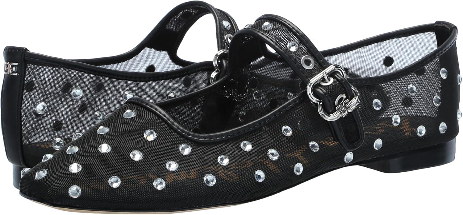 imageSam Edelman Womens MichaelaBlack Glitz Mesh