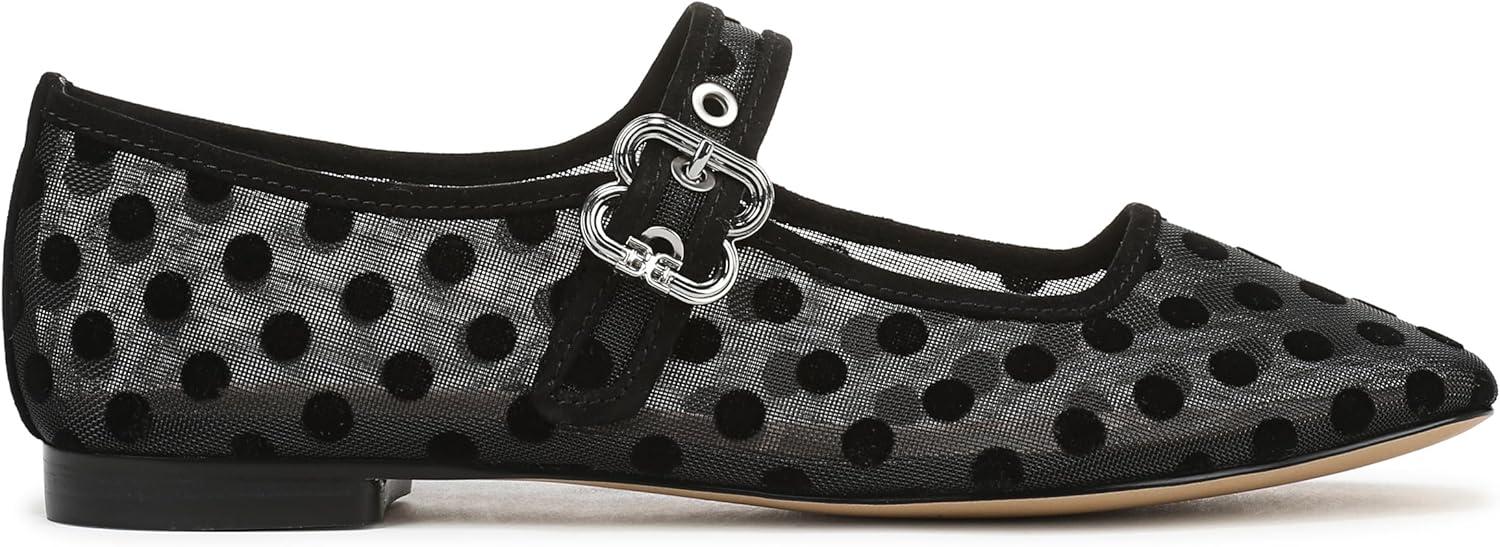 imageSam Edelman Womens MichaelaBlack Polka Dot Mesh