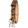 imageSam Edelman womens Doublee Plaque Logo Buckle Skinny Fashion Trouser BeltLeopard