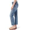 imageSam Edelman Womens High Rise Slim Straight AnkleSnow Canyon  Side Embroidery