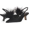 imageSam Edelman Womens Bianka SlingBlack Satin Feather