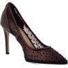 imageSam Edelman Womens Hazel MeshFrench Burgundy Glitz