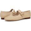 imageSam Edelman Womens MichaelaMary Jane FlatBleached Beechwood Weave