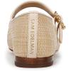 imageSam Edelman Womens MichaelaMary Jane FlatBleached Beechwood Weave