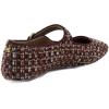 imageSam Edelman Womens MichaelaMary Jane FlatCoffee Multi Boucle