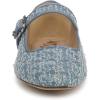 imageSam Edelman Womens MichaelaMary Jane FlatMontrose Blue Fray