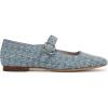 imageSam Edelman Womens MichaelaMary Jane FlatMontrose Blue Fray